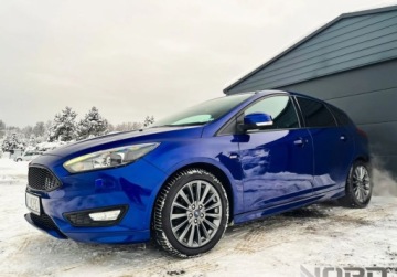 Ford Focus III Sedan Facelifting 1.0 EcoBoost 125KM 2017 Ford Focus Bezwypadkowy, FV23, ST-Line, KredytowanieLeasing, gwarancja 12m, zdjęcie 4