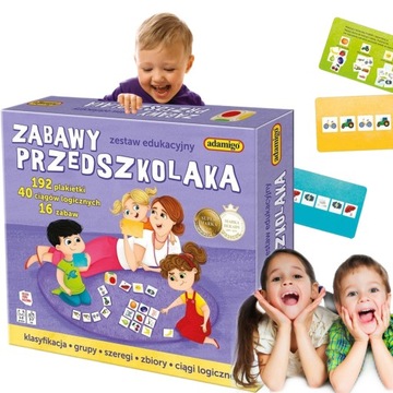 ZESTAW EDUKACYJNY ZABAWY PRZEDSZKOLAKA 3+ Adamigo – PAMIĘĆ, KONCENTRACJA