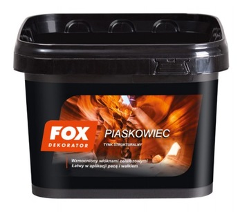 Piaskowiec tynk strukturalny FOX DEKORATOR 8kg