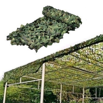 Садовая затеняющая сетка 3х4м в стиле милитари