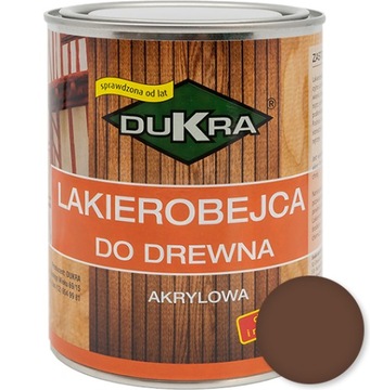 Lakierobejca do drewna Dukra 250ml ORZECH