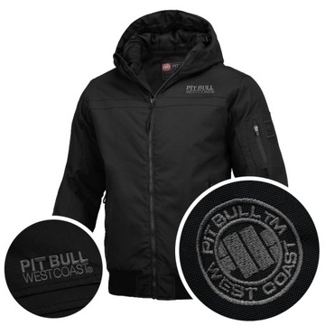 Męska Nylonowa kurtka zimowa PIT BULL WEST COAST Ciepła BALBOA pitbull_S