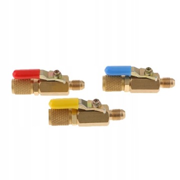 3 R410A R134A Запорные шаровые краны для шлангов