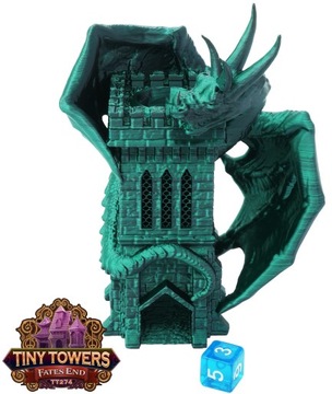 Дракон на башне - маленькая башня для игры в кости - Fates End Wyvern Tiny Towers Dice Tower