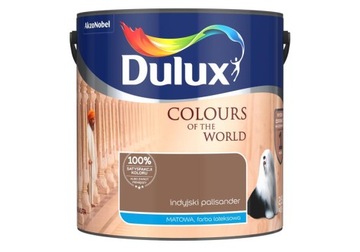 DULUX Kolory Świata Farba INDYJSKI PALISANDER 2,5l