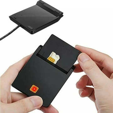 CZYTNIK KART CHIP E-DOWODU SMART CARD INTELIGENTNYCH USB ZGODNY Z SIM I ID