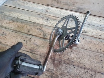 СТАРЫЙ ВИНТАЖНЫЙ ВЕЛОСИПЕД FAVO ФРАНЦУЗСКИЕ ПЕДАЛИ ШАТАНЫ ЗВЕЗДОЧКА ОРИГИНАЛЬНАЯ HVE