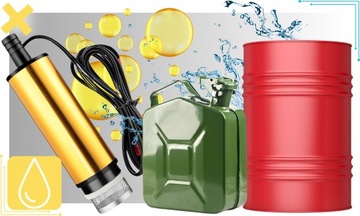 БОЛЬШОЙ НАСОС НАСОС ДЛЯ СЛИВА ТОПЛИВА СЫРОЙ НЕФТИ ВОДЫ ЭЛЕКТРИЧЕСКИЙ 24В