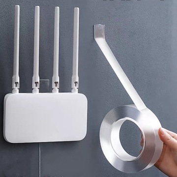 ПРОЧНАЯ ДВУСТОРОННЯЯ ВОДОНЕПРОНИЦАЕМАЯ НАНО ЛЕНТА, МНОГОРАЗОВАЯ, ПРОЗРАЧНАЯ