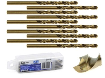 Wiertło do metalu kwasówka kobaltowe HSS4,5mm 10el