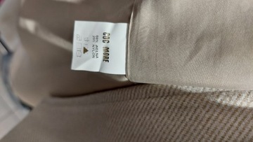 COCOMORE Пальто с узором «елочка» Коричневое 40/L - 42/XL