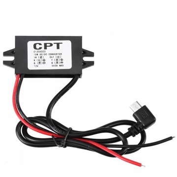 DC-DC 12V-5V Konwerter Napięć USB