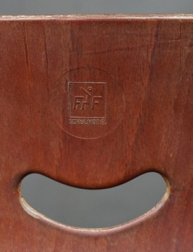 Krzesełko dziecięce Flototto \ Pagholz Schulmöbel lata 60-70 te.