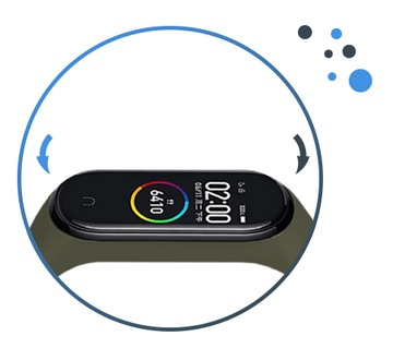 РЕМЕНЬ СО СТЕКЛОМ для XIAOMI MI BAND 4 - ЦВЕТА