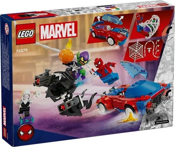 LEGO MARVEL 76279 WYŚCIGÓWKA SPIDER MANA I ZIELONY GOBLIN VENOM zestaw +7