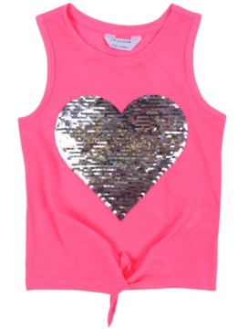 Неоновая блузка с блестками 3-4 года 104 см