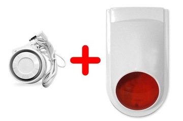 Беспроводная GSM-сигнализация + WiFi 2x сирена ПОЛЬСКИЙ PL