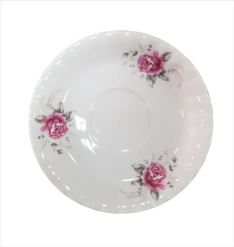 SPODEK POD FILIŻANKĘ KUBEK CHODZIEŻ IWONA RÓŻA B44