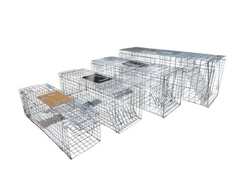 Живая гуманитарная ловушка для Foxes Cats Marten Weasels 95x36x34 см.