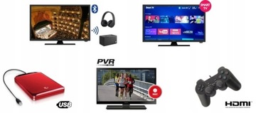 Телевизор 24 дюйма MISTRAL SMART TV webOS CARS TUNER DVB-T2 SAT 12/24V BY4