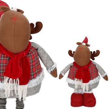 ТЕЛЕСКОПИЧЕСКИЙ РОЖДЕСТВЕНСКИЙ ОЛЕНЬ ПОД ЕЛКОЙ XXL ОРНАМЕНТ РОЖДЕСТВЕНСКОЕ УКРАШЕНИЕ