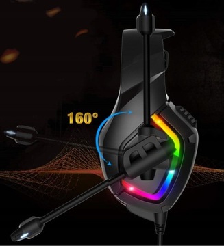 Игровые наушники для ПК PS4 PS5 XBOX LED-геймеры