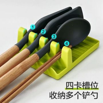 Multi-functional Kitchen Pot Lid Pot Spatula Rack