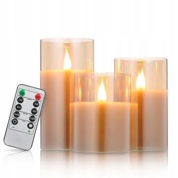 ŚWIECE LED ,5 poziomów jasności,Funkcja timera