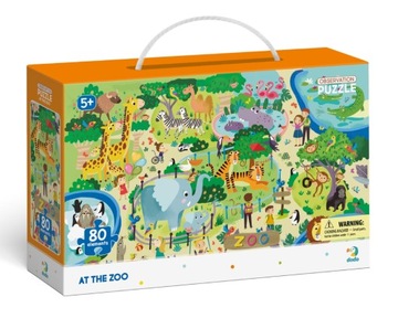 Puzzle Dodo Toys Observation 80 elementów Puzzle obserwacyjne 80 W zoo