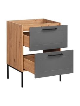 SZAFKA POD UMYWALKE 60CM MADERA STALOWE NOGI