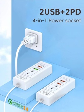 4-портовое зарядное устройство USB PD, тип C, 20 Вт, быстрое зарядное устройство, настенные зарядные устройства, адаптер питания 3