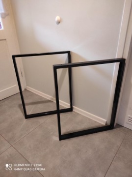 МАССИВНЫЕ СТАЛЬНЫЕ НОЖКИ ДЛЯ КОМПЛЕКТА СТОЛА-ЛОФТА.