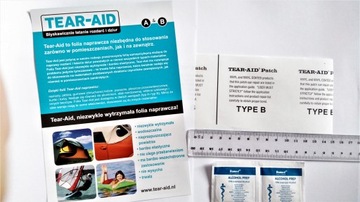 FOLIA ŁATA NAPRAWCZA TEAR-AID TYP B DO BASENÓW PVC