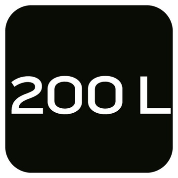 Worki na odpady 200 L, zielone z taśmą, 40 mic, 10 szt.