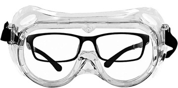 GOGLE OKULARY OCHRONNE BHP ROBOCZE WENTYLACJA Przeciwodpryskowe norm EN166