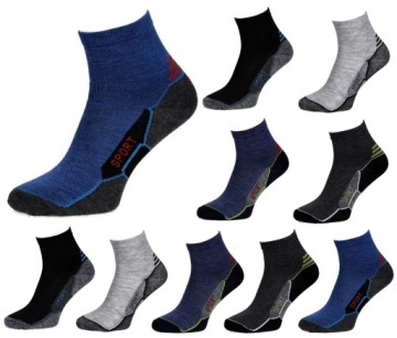 10x SKARPETY SKARPETKI SPORTOWE BAWEŁNIANE 40-43