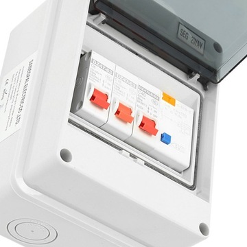 2-сторонний приемный блок для караванов, 40 А, 30 мА, УЗО 2MCB, 6a16A