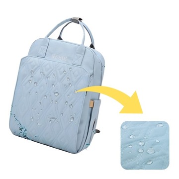 Рюкзак-сумка для мамы, вместительный для прогулки, органайзер, пеленальный столик