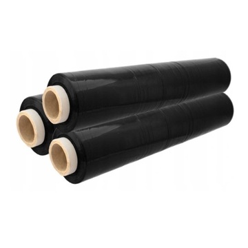 СТРЕТЧ-ФОЛЬГА 2,7 КГ ЧЕРНАЯ ОЧЕНЬ ПРОЧНАЯ 2,4 кг НЕТТО