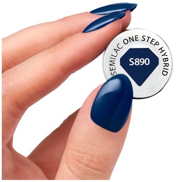 SEMILAC ONE STEP HYBRID S890 Lakier Hybrydowy 5ml