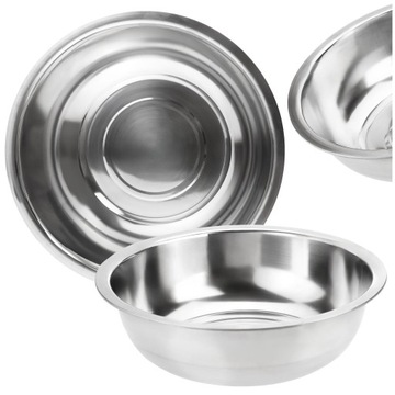 MISKA METALOWA KUCHENNA ZE STALI NIERDZEWNEJ NA CIASTO SAŁATKĘ OWOCE 3L