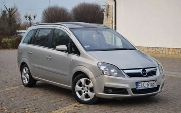 Opel Zafira B 1.9 CDTI ECOTEC 120KM 2005 Opel Zafira 1.9 Diesel 120KM, 7-Osobowa, ISOFIX, Panorama, Pol skora, Hak, zdjęcie 1
