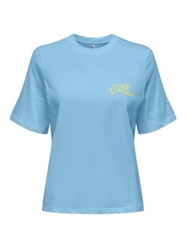 ONLY T-Shirt 15295382 Niebieski Regular Fit
