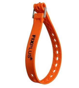FixPlus 46cm pasek mocujący elastyczny wytrz 90kg POMARAŃCZOWY