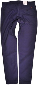 LEE spodnie NAVY regular SLIM CHINO _ W28 L33