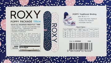 Комплект для сноуборда Roxy Poppy - Ассорти