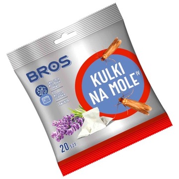 BROS KULKI NA MOLE 120 g LAWENDOWE