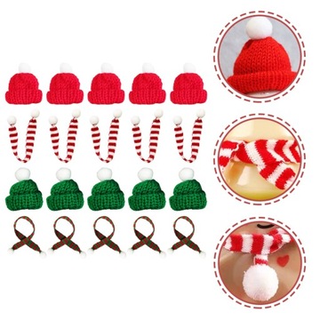 Mini Beanie Miś Chusty Piernikowy Ludzik 20 Szt
