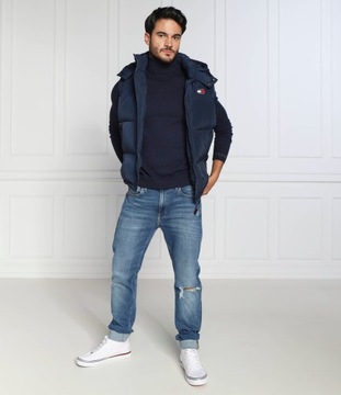 Pepe Jeans Sweter Z Golfem Pepe Jeans ANDRE TURTLE NECK niebieski golf