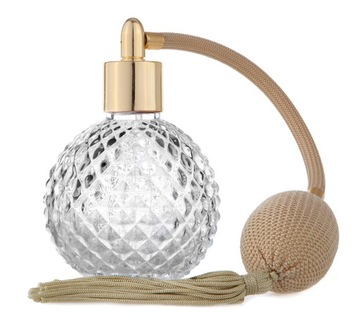 FLAKON SZKLANY NA PERFUMY Z POMPKĄ - 110 ML! GRATIS TESTER